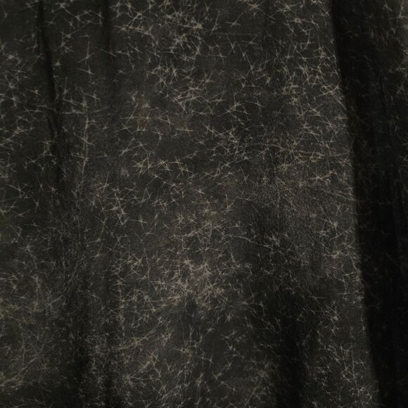 Eileen Fisher 100% Silk Scoop Neck Kimono Sleeve Lagonlook Gray Brown Top Size S - Picture 4 of 7